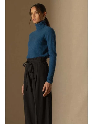 Perfect Cashmere Kaszmirowy golf "Ashley" w kolorze niebieskim rozmiar: M