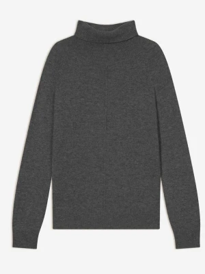 Perfect Cashmere Kaszmirowy golf "Carrick" w kolorze antracytowym rozmiar: M