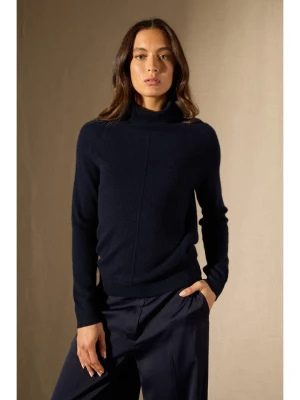 Perfect Cashmere Kaszmirowy golf "Carrick" w kolorze granatowym rozmiar: M