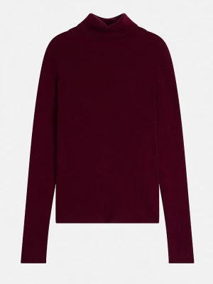 Perfect Cashmere Kaszmirowy golf "Elly" w kolorze bordowym rozmiar: XL