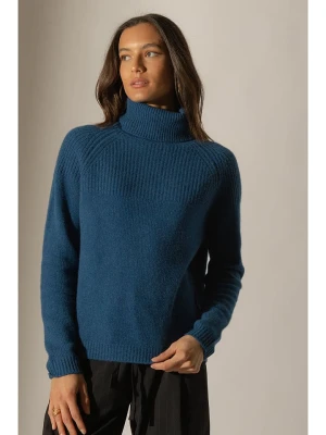Perfect Cashmere Kaszmirowy golf "Maneses" w kolorze niebieskim rozmiar: M