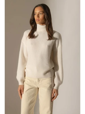 Perfect Cashmere Kaszmirowy golf "Pemba" w kolorze kremowym rozmiar: M