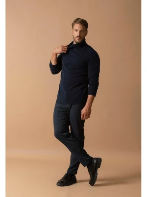 Perfect Cashmere Kaszmirowy golf "Trevor" w kolorze granatowym rozmiar: XXL