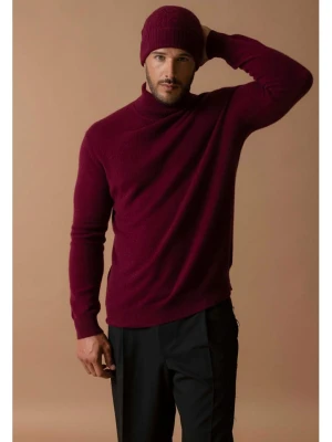 Perfect Cashmere Kaszmirowy golf w kolorze bordowym rozmiar: M