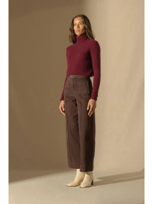 Perfect Cashmere Kaszmirowy golf w kolorze bordowym rozmiar: M