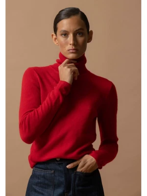 Perfect Cashmere Kaszmirowy golf w kolorze czerwonym rozmiar: S