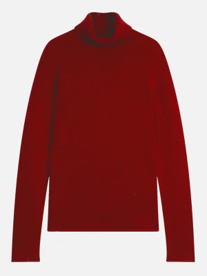 Perfect Cashmere Kaszmirowy golf "Willow" w kolorze ciemnoczerwonym rozmiar: M