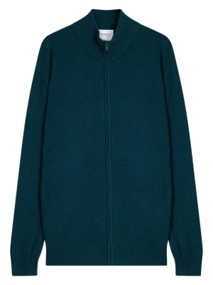 Perfect Cashmere Kaszmirowy kardigan "Cody" w kolorze morskim rozmiar: S