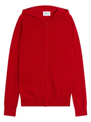 Perfect Cashmere Kaszmirowy kardigan "Eldo" w kolorze czerwonym rozmiar: XL