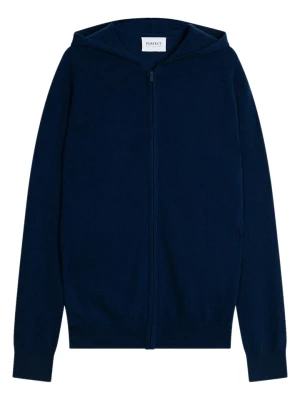 Perfect Cashmere Kaszmirowy kardigan "Eldo" w kolorze granatowym rozmiar: S