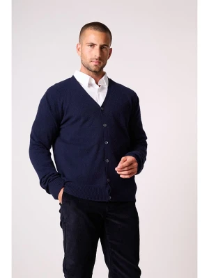 Perfect Cashmere Kaszmirowy kardigan "Errol" w kolorze granatowym rozmiar: S