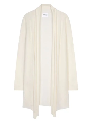 Perfect Cashmere Kaszmirowy kardigan "Kara" w kolorze kremowym rozmiar: M