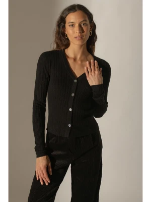 Perfect Cashmere Kaszmirowy kardigan "Livia" w kolorze czarnym rozmiar: M