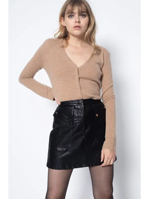 Perfect Cashmere Kaszmirowy kardigan "Paige" w kolorze jasnobrązowym rozmiar: L