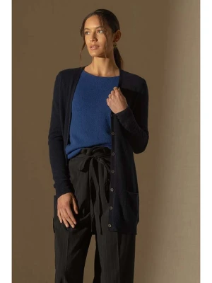 Perfect Cashmere Kaszmirowy kardigan "Pearl" w kolorze czarnym rozmiar: M