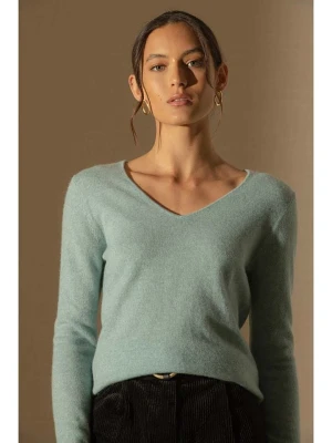 Perfect Cashmere Kaszmirowy sweter "Abigail" w kolorze turkusowym rozmiar: XXL