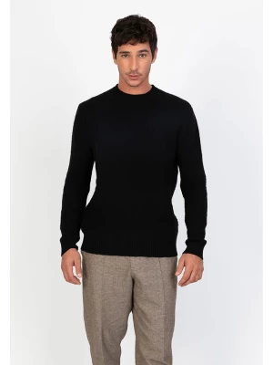 Perfect Cashmere Kaszmirowy sweter "Aidan" w kolorze czarnym rozmiar: M