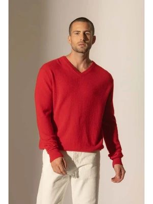 Perfect Cashmere Kaszmirowy sweter "Alexander" w kolorze czerwonym rozmiar: XXL