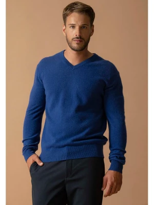 Perfect Cashmere Kaszmirowy sweter "Alexander" w kolorze niebieskim rozmiar: XXL