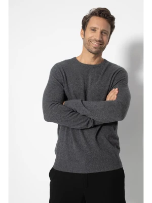 Perfect Cashmere Kaszmirowy sweter "Blake" w kolorze antracytowym rozmiar: M