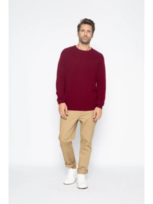 Perfect Cashmere Kaszmirowy sweter "Blake" w kolorze bordowym rozmiar: L