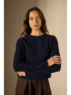 Perfect Cashmere Kaszmirowy sweter "Corva" w kolorze granatowym rozmiar: M