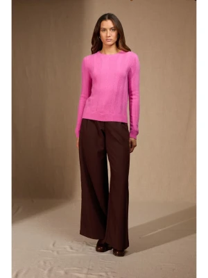 Perfect Cashmere Kaszmirowy sweter "Corva" w kolorze różowym rozmiar: XL