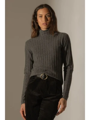 Perfect Cashmere Kaszmirowy sweter "Craigton" w kolorze antracytowym rozmiar: L