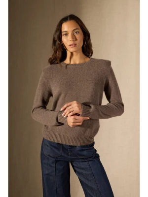 Zdjęcie produktu Perfect Cashmere Kaszmirowy sweter "Devezas" w kolorze brązowym rozmiar: M