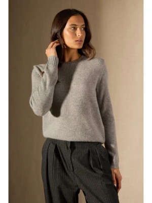 Perfect Cashmere Kaszmirowy sweter "Devezas" w kolorze jasnoszarym rozmiar: M