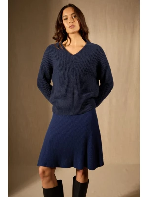 Perfect Cashmere Kaszmirowy sweter "Emeres" w kolorze granatowym rozmiar: M