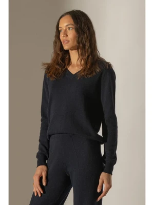 Perfect Cashmere Kaszmirowy sweter "Kalie" w kolorze granatowym rozmiar: S