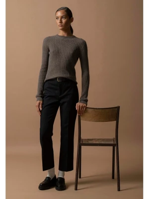 Perfect Cashmere Kaszmirowy sweter "Kylie" w kolorze szarobrązowym rozmiar: S