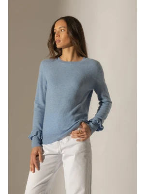 Perfect Cashmere Kaszmirowy sweter "Luing" w kolorze błękitnym rozmiar: M