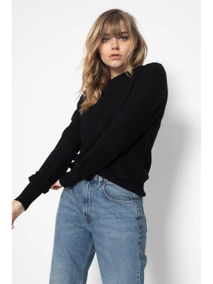 Perfect Cashmere Kaszmirowy sweter "Luing" w kolorze czarnym rozmiar: L