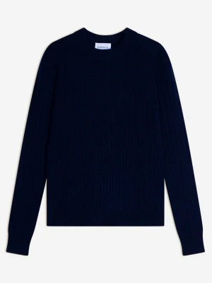 Perfect Cashmere Kaszmirowy sweter "Maelle" w kolorze granatowym rozmiar: XL