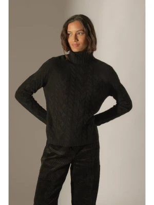 Perfect Cashmere Kaszmirowy sweter "Mairead" w kolorze czarnym rozmiar: L