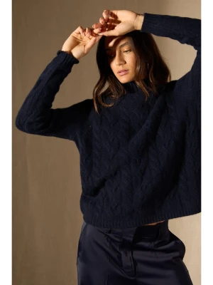 Perfect Cashmere Kaszmirowy sweter "Mairead" w kolorze granatowym rozmiar: M