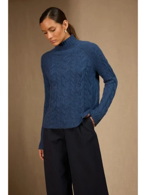Perfect Cashmere Kaszmirowy sweter "Mairead" w kolorze niebieskim rozmiar: S