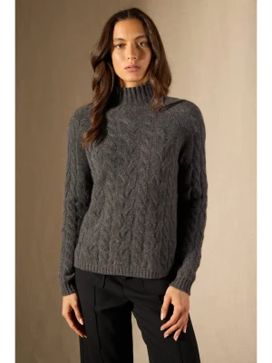 Perfect Cashmere Kaszmirowy sweter "Mairead" w kolorze szarym rozmiar: S