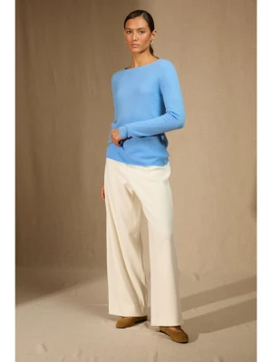 Perfect Cashmere Kaszmirowy sweter "Megan" w kolorze błękitnym rozmiar: S