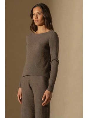 Perfect Cashmere Kaszmirowy sweter "Megan" w kolorze brązowym rozmiar: S