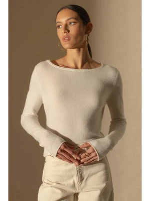 Perfect Cashmere Kaszmirowy sweter "Megan" w kolorze kremowym rozmiar: L