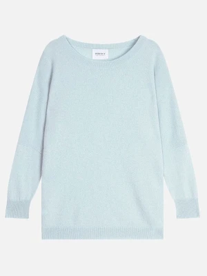 Perfect Cashmere Kaszmirowy sweter "Molly" w kolorze błękitnym rozmiar: M
