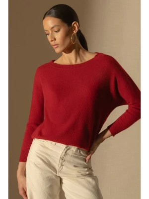 Perfect Cashmere Kaszmirowy sweter "Molly" w kolorze czerwonym rozmiar: L