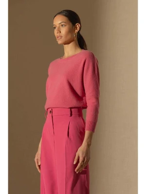 Perfect Cashmere Kaszmirowy sweter "Molly" w kolorze szaroróżowym rozmiar: M