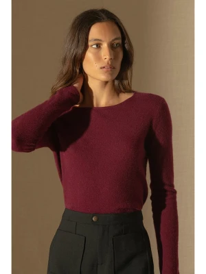 Perfect Cashmere Kaszmirowy sweter "Oprah" w kolorze bordowym rozmiar: XL