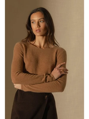 Perfect Cashmere Kaszmirowy sweter "Oprah" w kolorze karmelowym rozmiar: XL