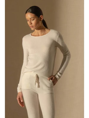 Perfect Cashmere Kaszmirowy sweter "Oprah" w kolorze kremowym rozmiar: L