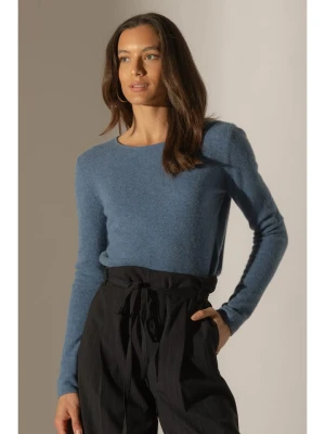 Perfect Cashmere Kaszmirowy sweter "Oprah" w kolorze niebieskoszarym rozmiar: XL